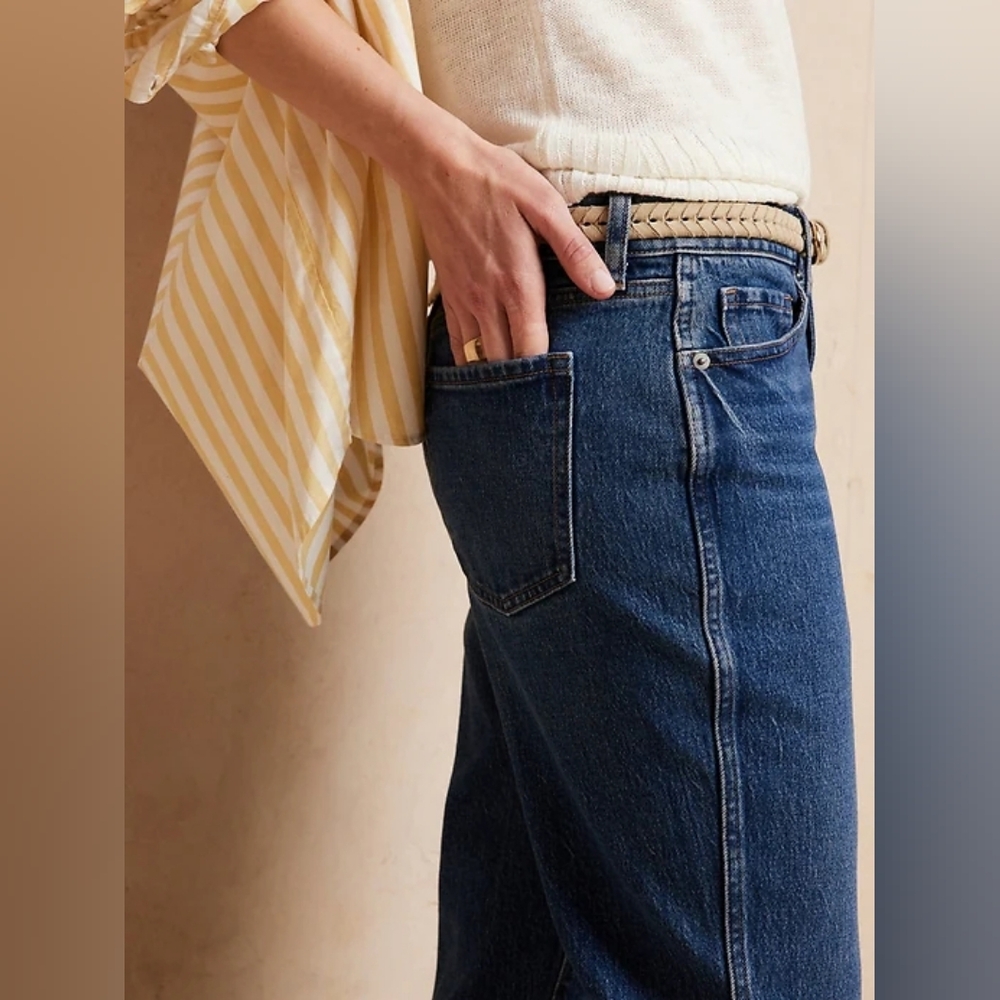 Banana Republic Women's Indigo Slouch Jeans - Size 30/10 - Picture 1 of 5